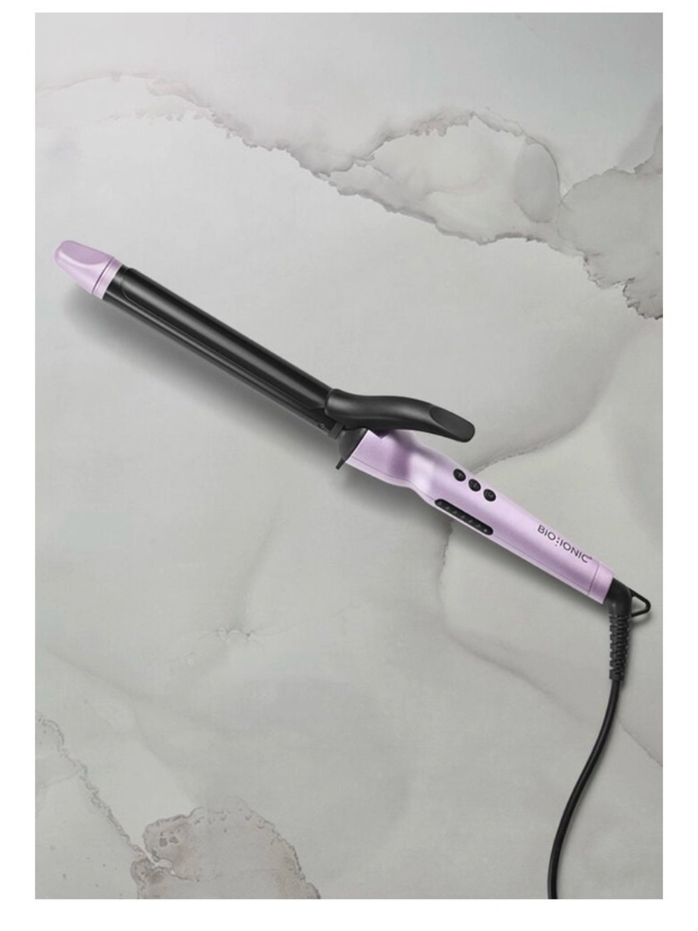 Bioionic LE 1 Inch Long Barrel Soft Amethyst brand new in box